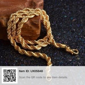 18K gold plated chain